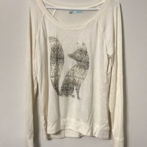 Long sleeve light weight sweater large